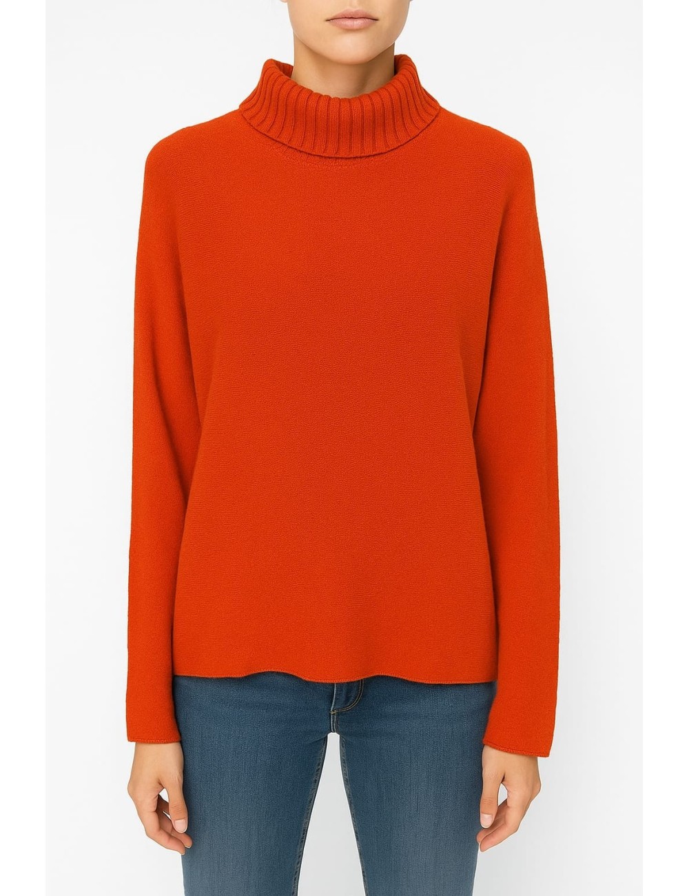 Pull Col Roulé Femme, Pull pas cher Maille Premium | DestockEnLive.com