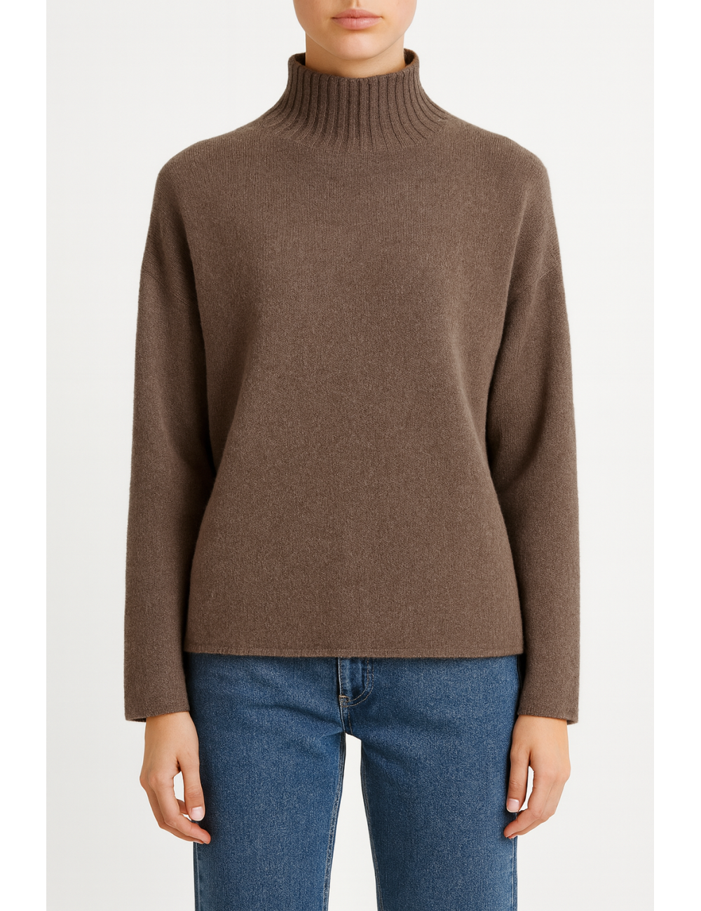 Pull Col Cheminée Femme, Pull chaud à Prix Imbattable | DestockEnLive.com