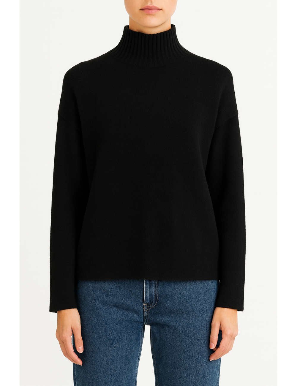 Pull Col Cheminée Femme, Pull chaud à Prix Imbattable | DestockEnLive.com