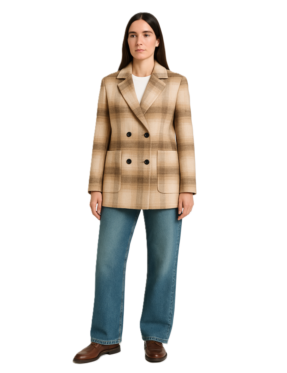 Manteau à carreaux femme avec Remise exceptionnelle Limitée | DestockEnLive.com