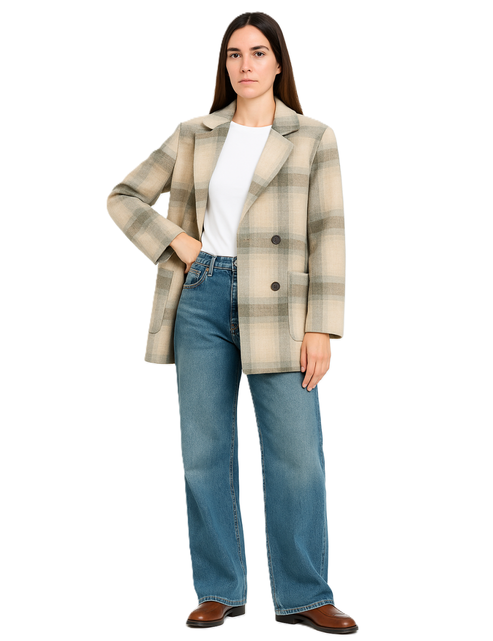 Manteau à carreaux femme avec Remise exceptionnelle Limitée | DestockEnLive.com