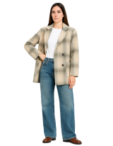 Manteau à carreaux femme avec Remise exceptionnelle Limitée | DestockEnLive.com