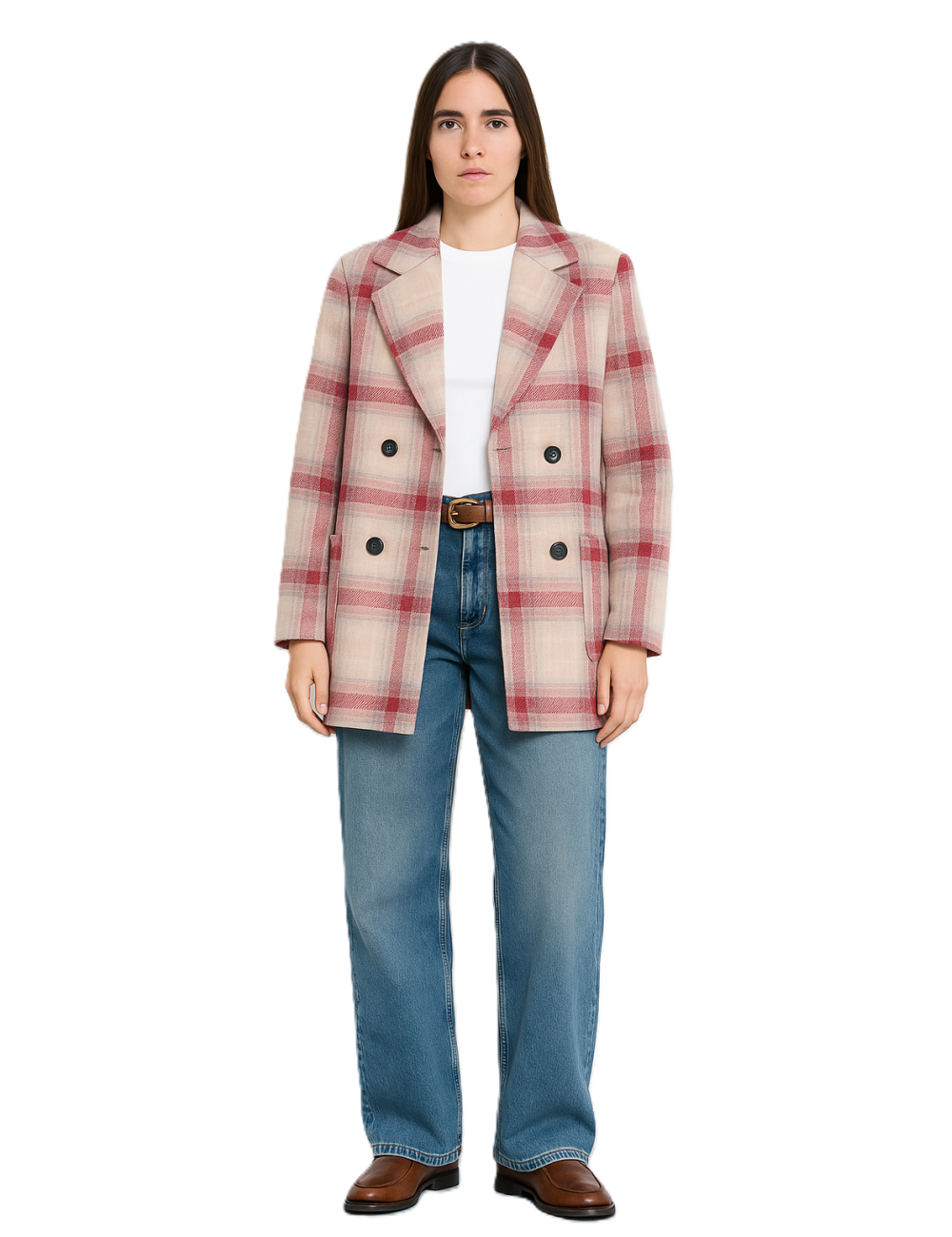 Manteau à carreaux femme avec Remise exceptionnelle Limitée | DestockEnLive.com