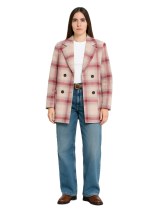 Manteau à carreaux femme avec Remise exceptionnelle Limitée | DestockEnLive.com