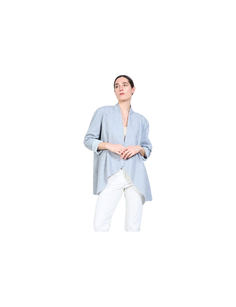 Gilet long drapé femme pas cher Prix Imbattable| DestockEnLive.com