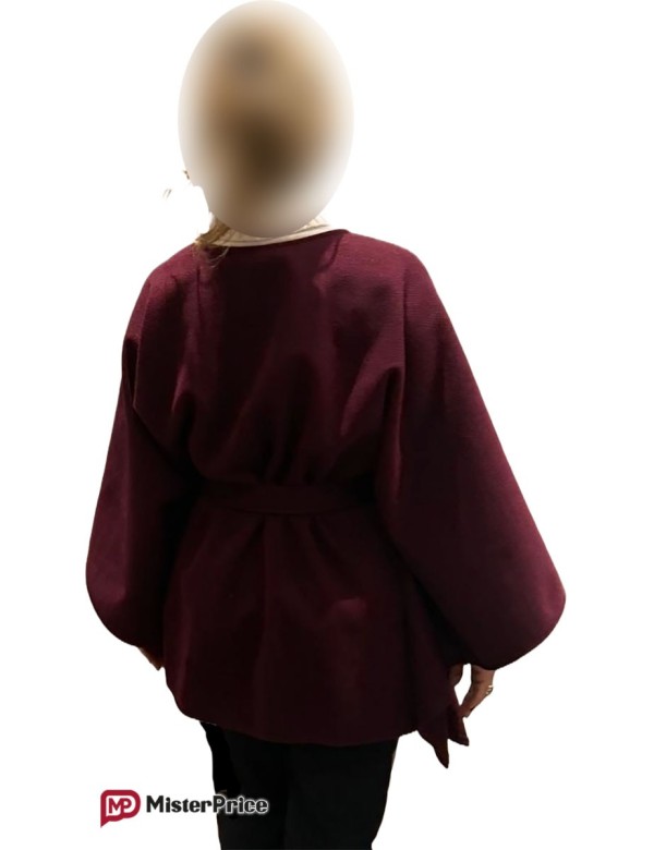 Cape femme unie avec ceinture à petit prix  | DestockEnLive.com
