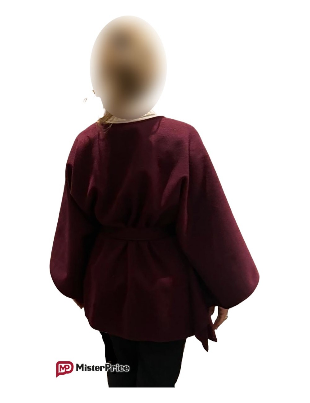 Cape femme unie avec ceinture à petit prix  | DestockEnLive.com