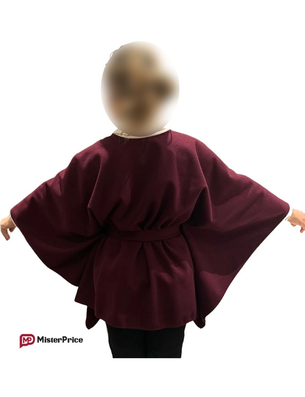 Cape femme unie avec ceinture à petit prix  | DestockEnLive.com