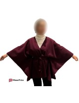 Cape femme unie avec ceinture à petit prix  | DestockEnLive.com