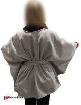 Cape femme unie avec ceinture à - 50 % | MisterPrice.fr