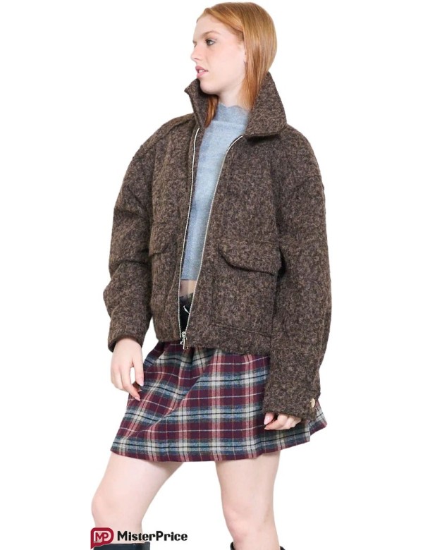 Veste Zippée Bouclée, Manteau Femme Hiver | Mister Price