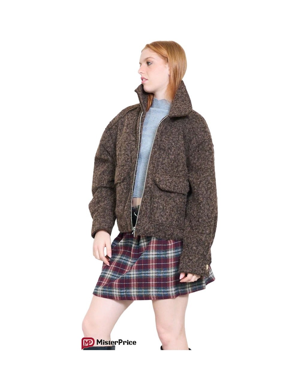 Veste Zippée Bouclée, Manteau Femme Hiver | Mister Price