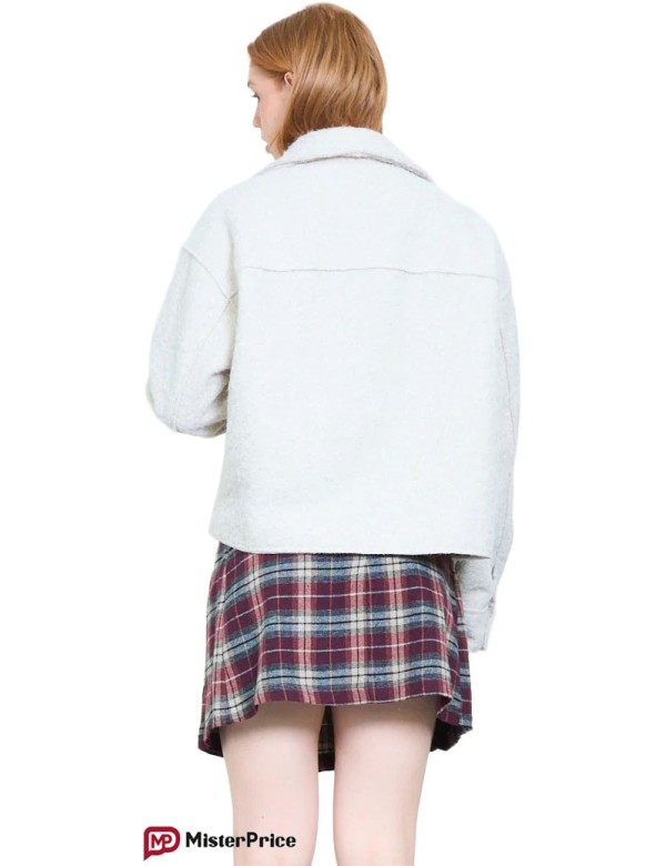 Veste Zippée Bouclée, Manteau Femme Hiver | Mister Price