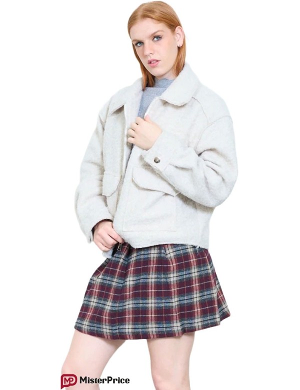 Veste Zippée Bouclée, Manteau Femme Hiver | Mister Price