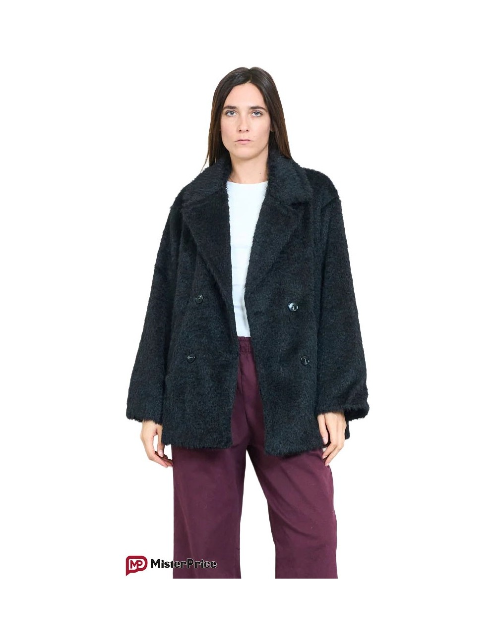 Veste Croisée Fourrure Synthétique, Veste Hiver Pas cher | MisterPrice