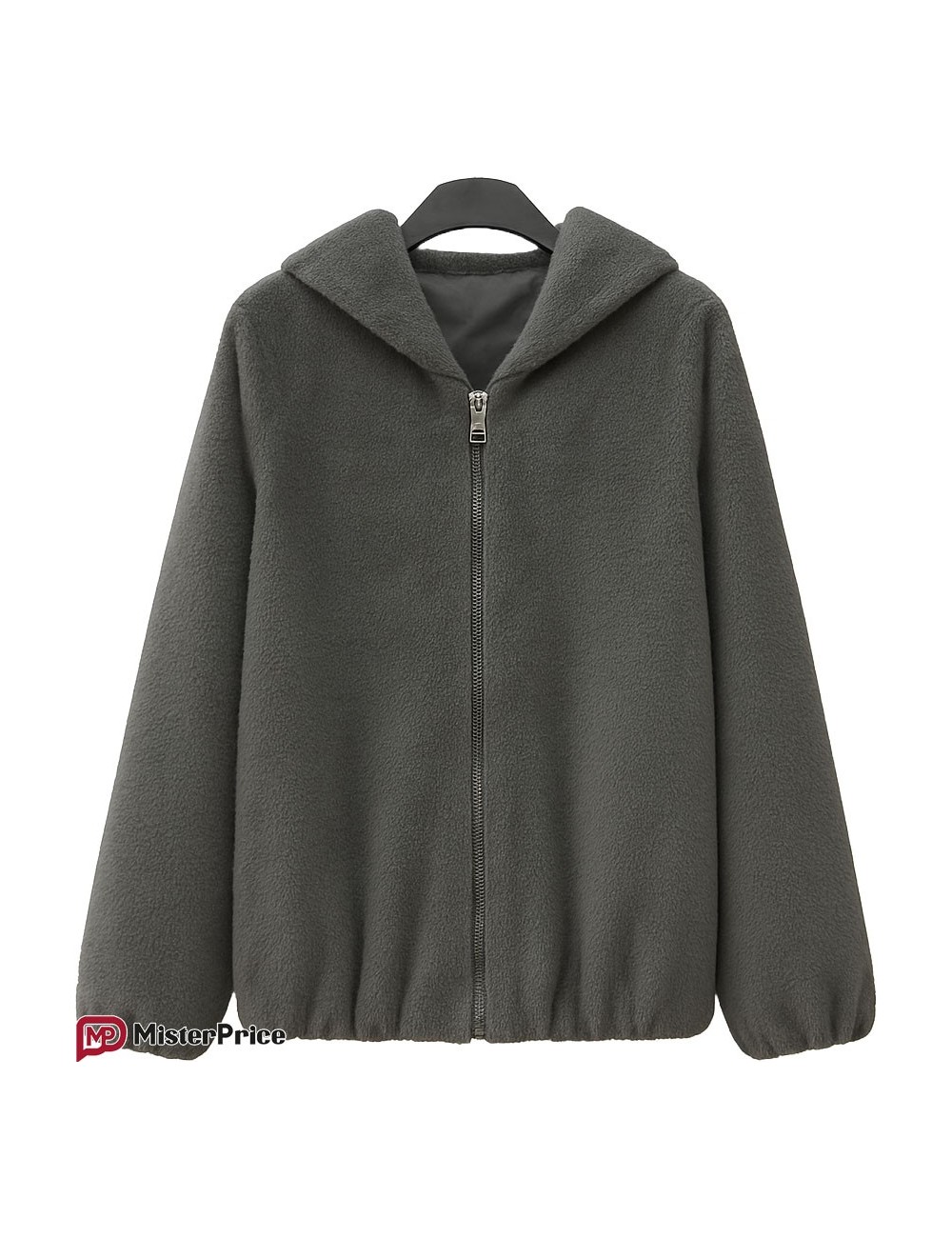 Manteau Long 3/4 Fourrure synthétique Zippée à Capuche | Mister Price