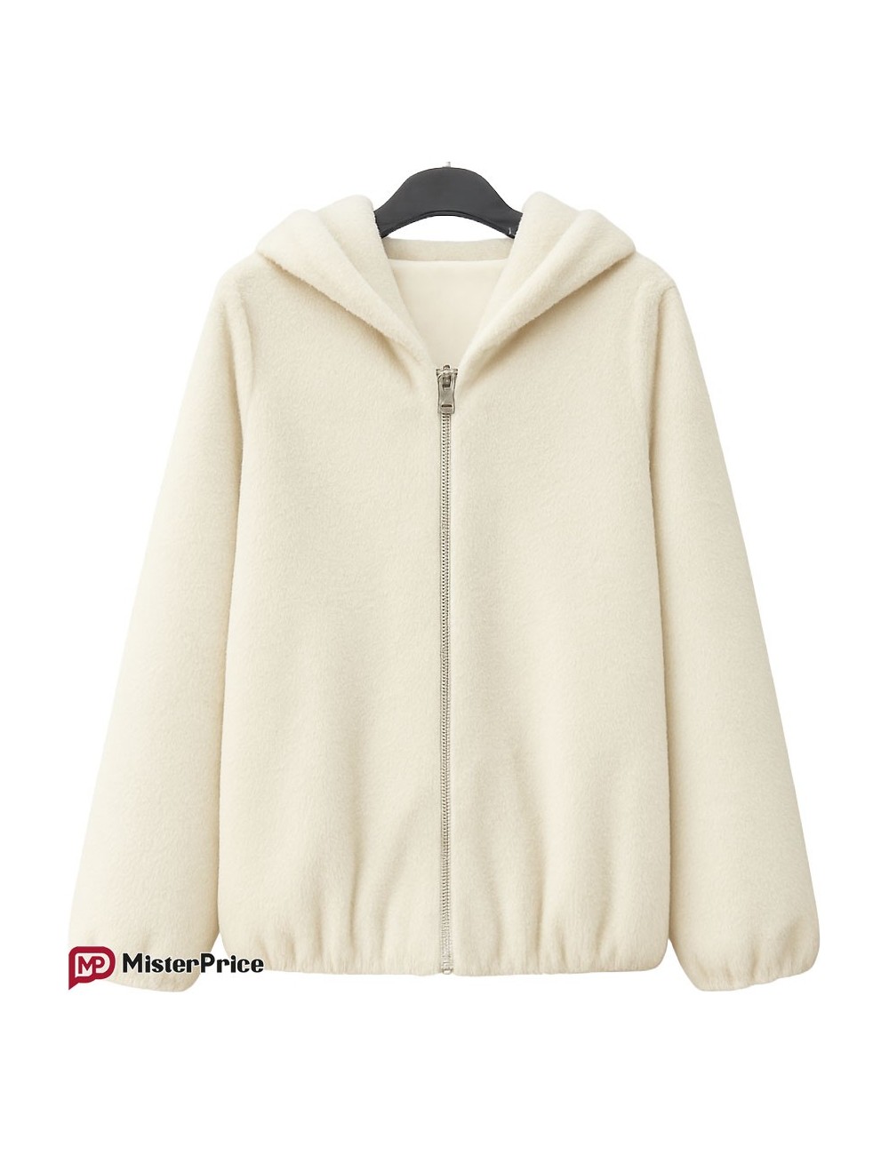 Manteau Long 3/4 Fourrure synthétique Zippée à Capuche | Mister Price
