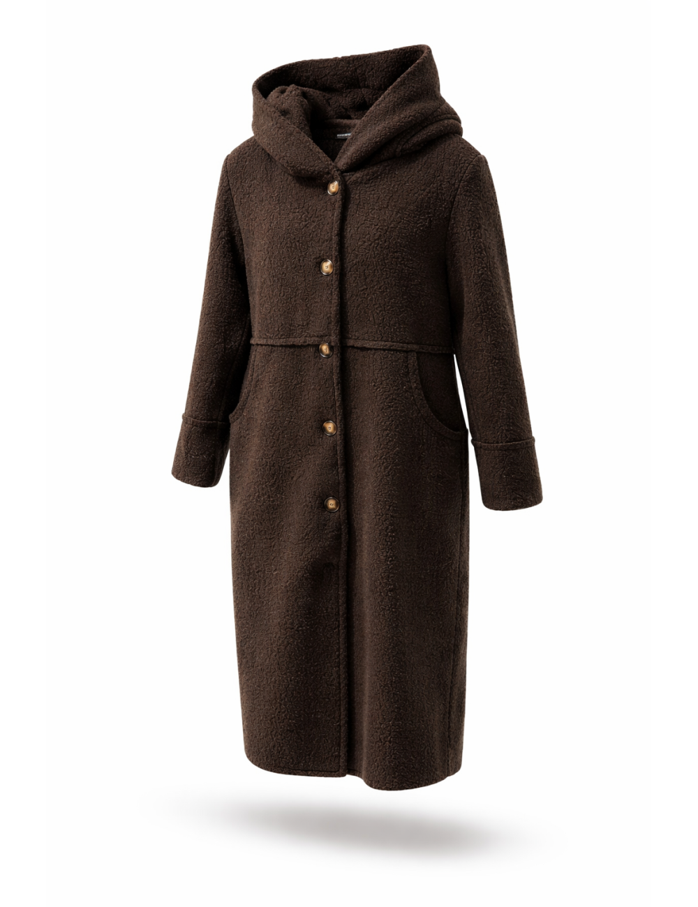 Manteau long à capuche femme à Prix Imbattable  | DestockEnLive.com