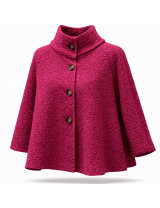 Cape femme à boutons,  Remise exceptionnelle | DestockEnLive.com
