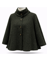 Cape femme à boutons,  Remise exceptionnelle -50% | MisterPrice.fr