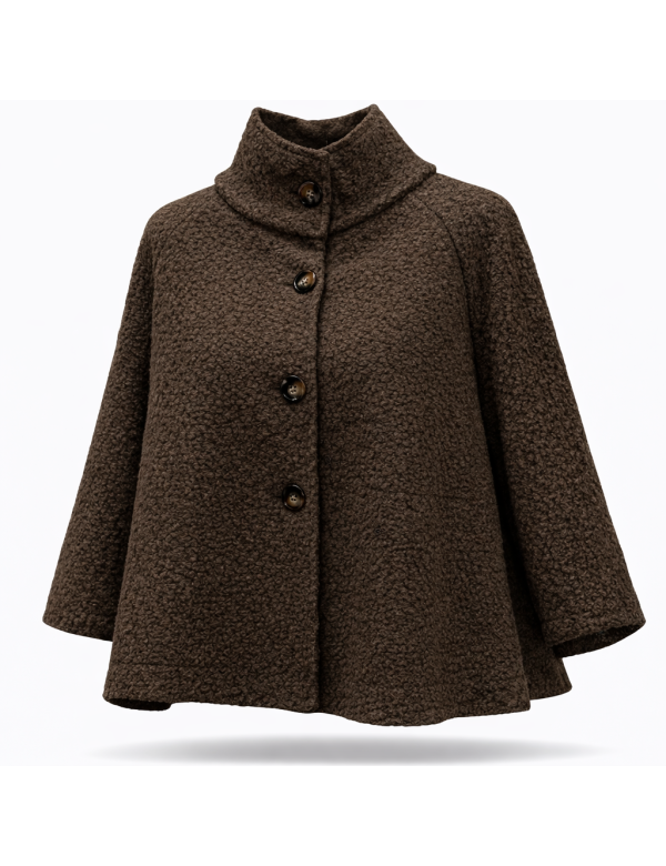 Cape femme à boutons,  Remise exceptionnelle | DestockEnLive.com