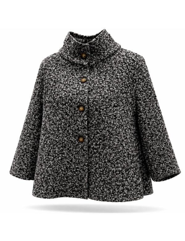 Cape femme à boutons,  Remise exceptionnelle | DestockEnLive.com