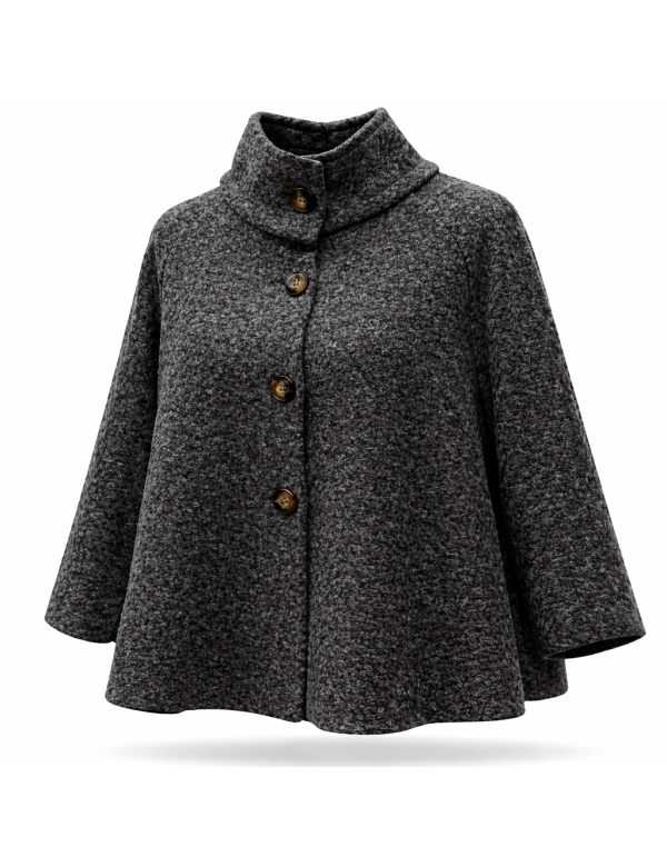 Cape femme à boutons,  Remise exceptionnelle -50% | MisterPrice.fr