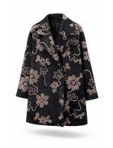 Manteaux 3/4 Brodé fleurs, Manteau Pas Cher | MisterPrice.fr