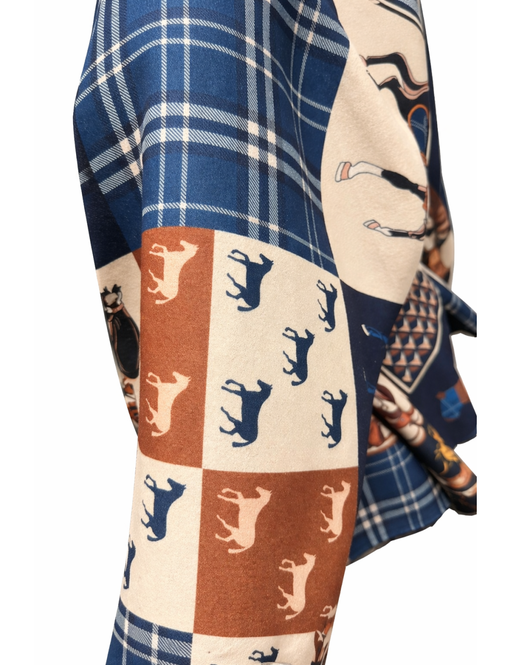 Cape femme imprimée avec ceinture pas cher| MisterPrice.fr