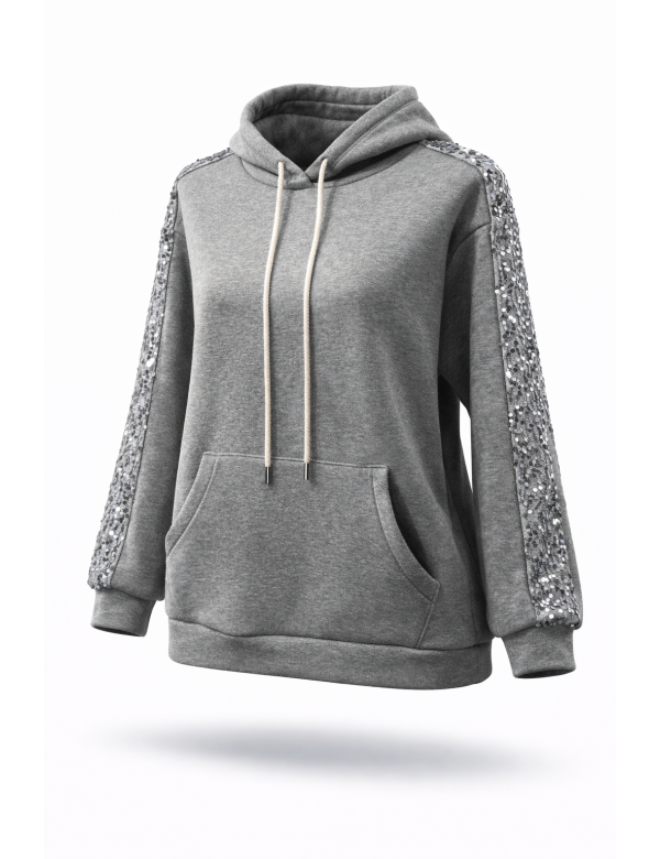 Ensemble sweat à capuche et pantalon à Paillette | MisterPrice.fr