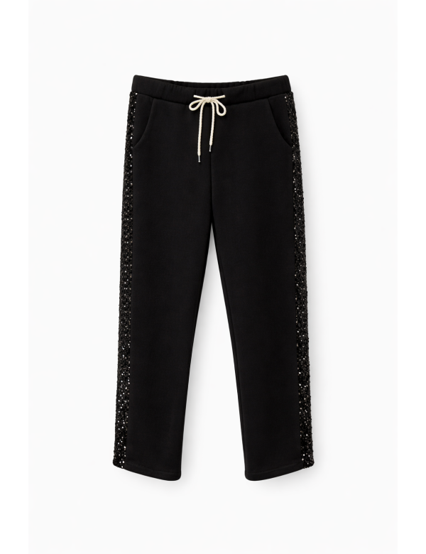 Ensemble sweat à capuche et pantalon à Paillette | MisterPrice.fr