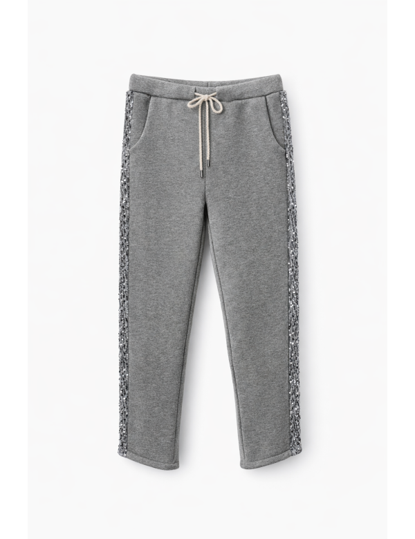 Ensemble sweat à capuche et pantalon à Paillette | MisterPrice.fr