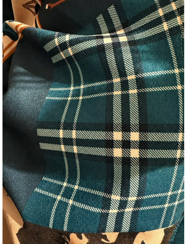 Cape femme imprimée avec ceinture pas cher| MisterPrice.fr