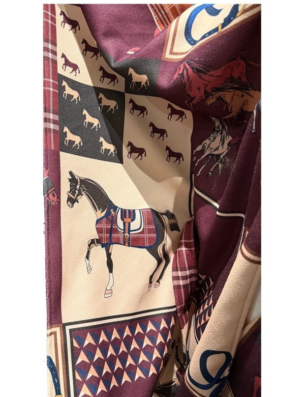 Cape femme imprimée avec ceinture pas cher| MisterPrice.fr