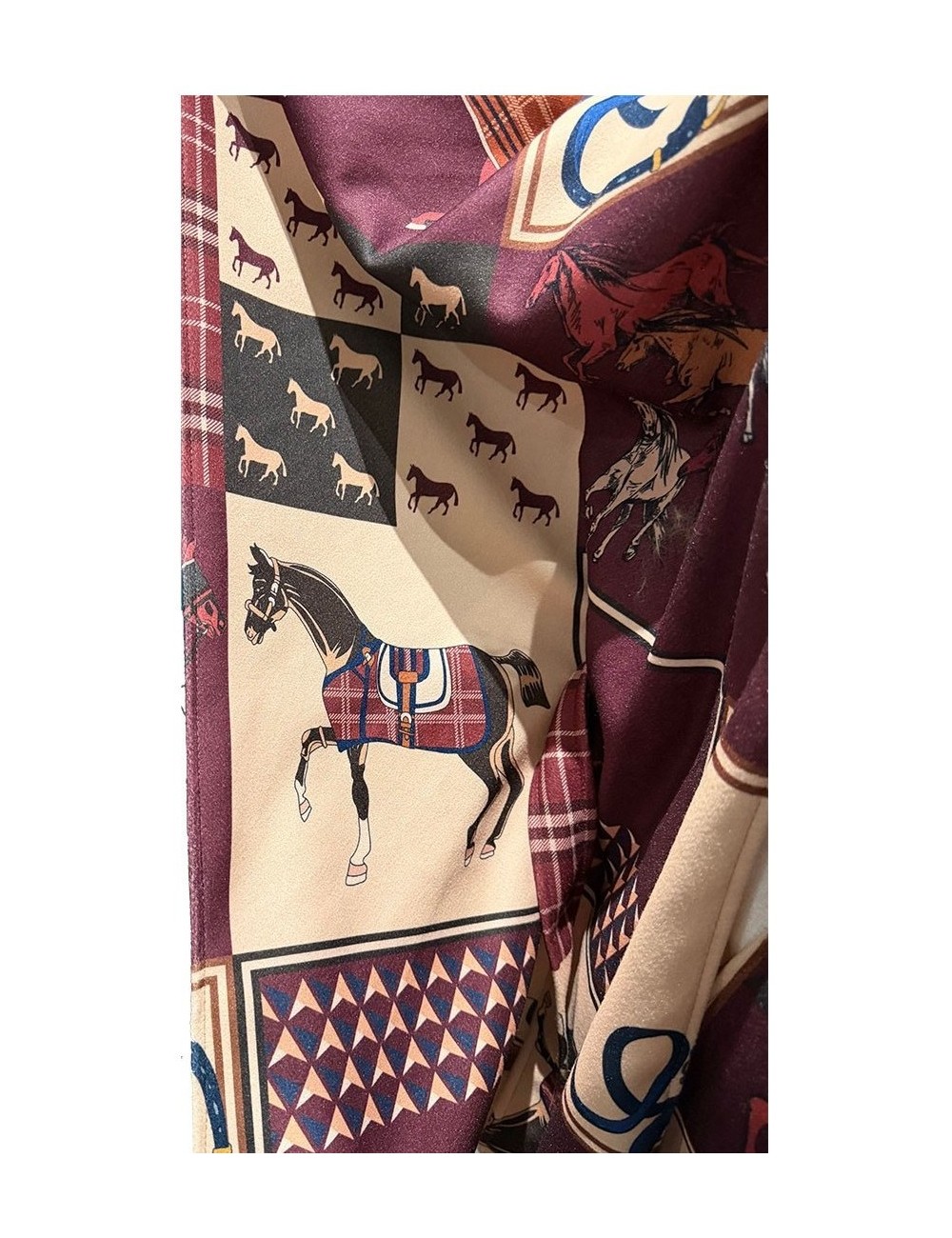 Cape femme imprimée avec ceinture pas cher| MisterPrice.fr