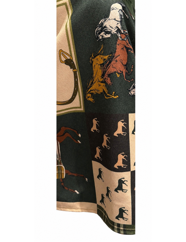 Cape femme imprimée avec ceinture pas cher| MisterPrice.fr