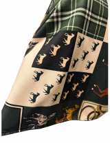 Cape femme imprimée avec ceinture pas cher| MisterPrice.fr