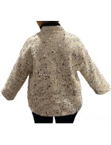 Bomber scintillant femme, veste pas cher pour les fêtes | DestockEnLive.com