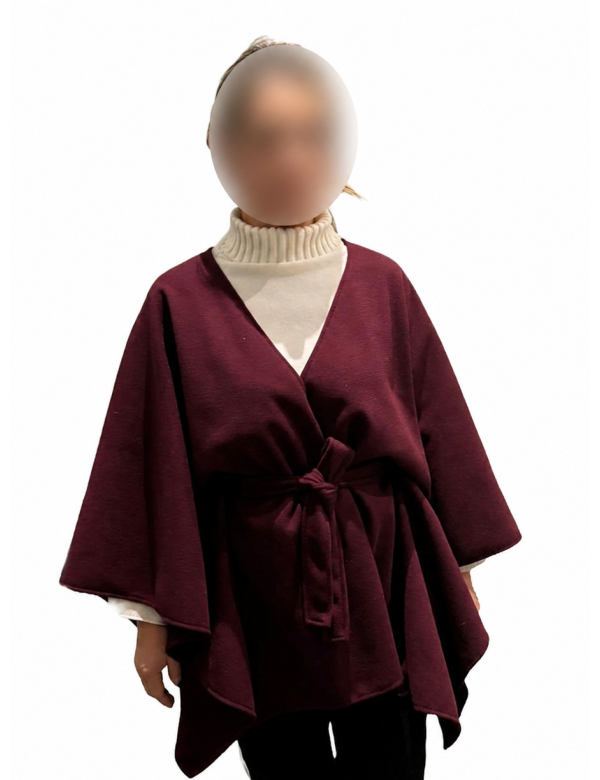 Cape femme unie avec ceinture à petit prix  | DestockEnLive.com