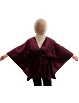 Cape femme unie avec ceinture à petit prix  | DestockEnLive.com