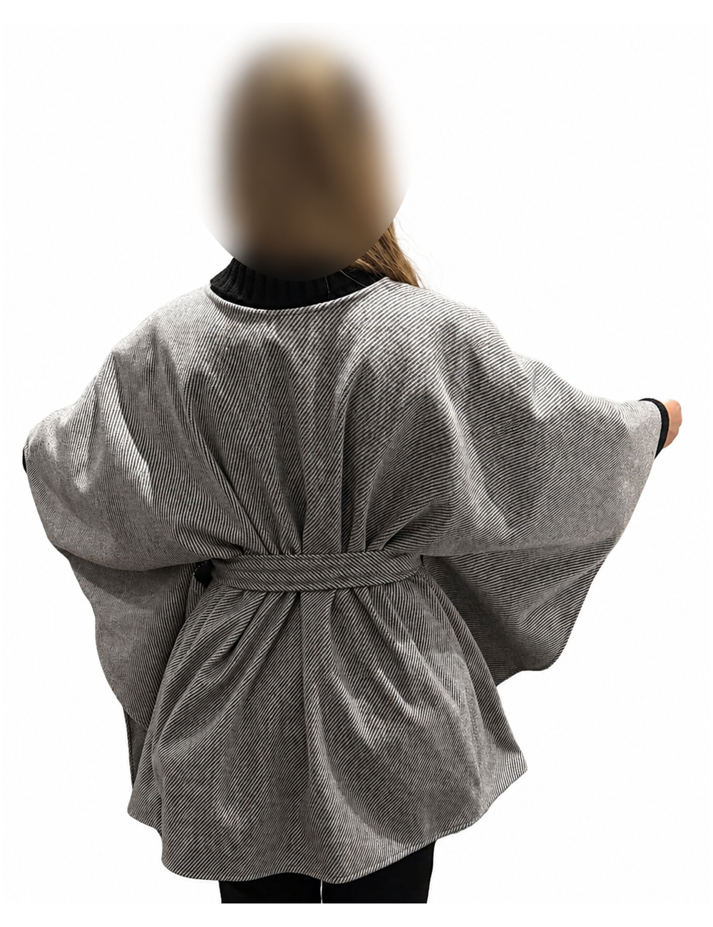 Cape femme unie avec ceinture à petit prix  | DestockEnLive.com