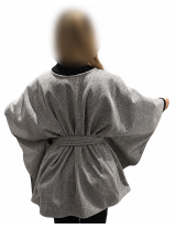 Cape femme unie avec ceinture à petit prix  | DestockEnLive.com