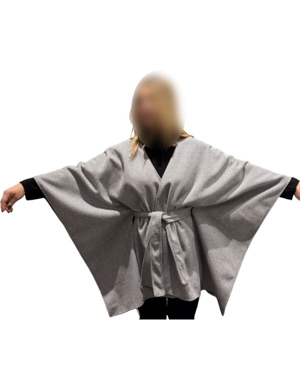 Cape femme unie avec ceinture à petit prix  | DestockEnLive.com