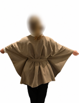 Cape femme unie avec ceinture à petit prix  | DestockEnLive.com