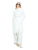 Manteau long frangé ceinturé femme à petit prix | DestockEnLive.com