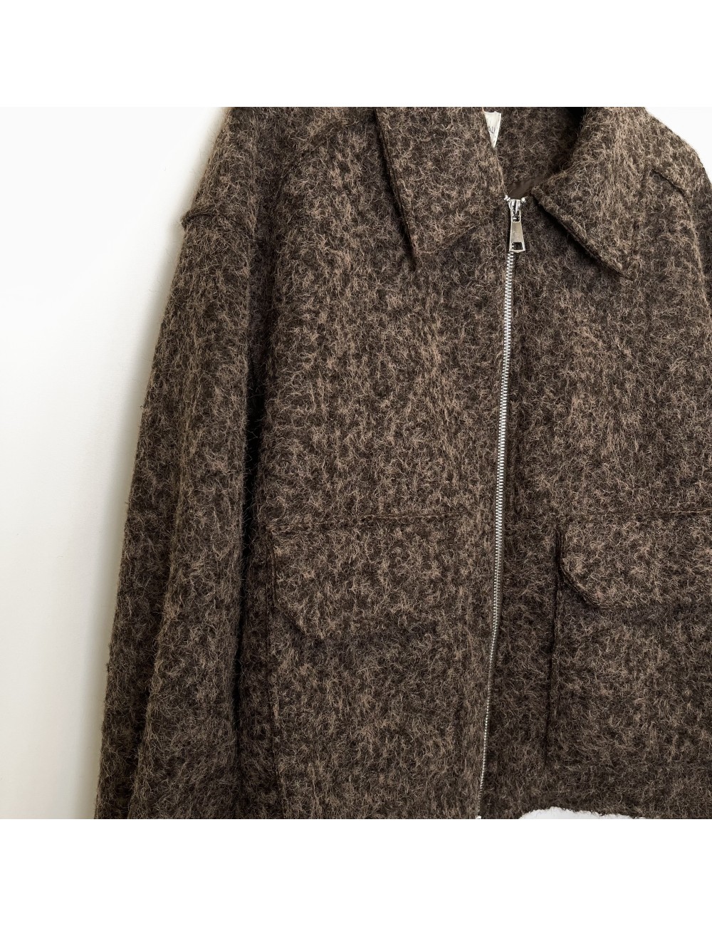 Veste Zippée Bouclée, Manteau Femme Hiver | DestockEnLive.com