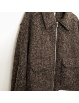 Veste Zippée Bouclée, Manteau Femme Hiver | DestockEnLive.com