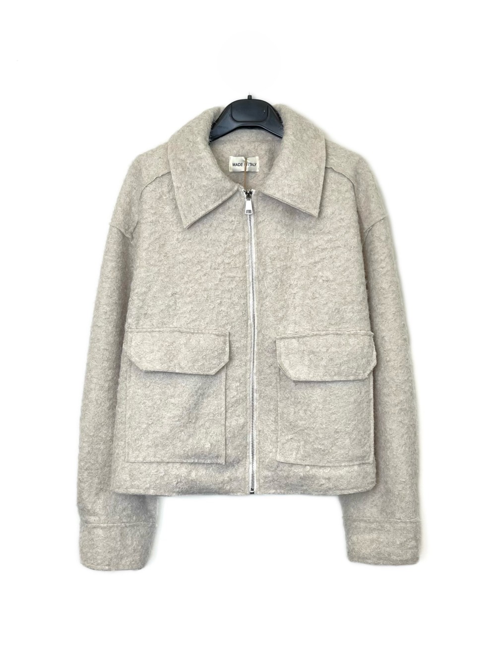 Veste Zippée Bouclée, Manteau Femme Hiver | DestockEnLive.com