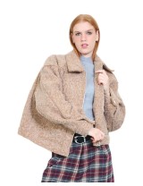 Veste Zippée Bouclée, Manteau Femme Hiver | DestockEnLive.com
