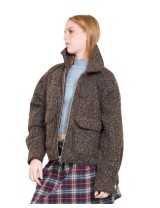 Veste Zippée Bouclée, Manteau Femme Hiver | DestockEnLive.com
